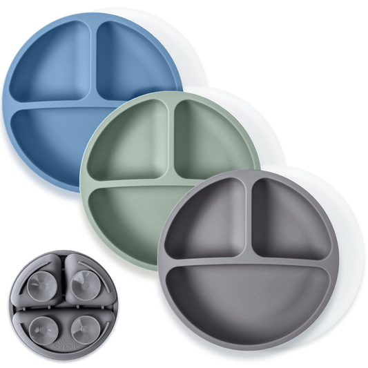 George Axion Baby Suction Plate Navy