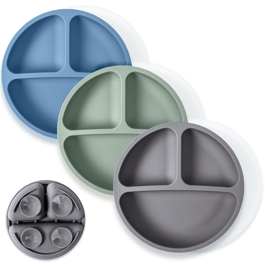 George Axion Baby Suction Plate Gray