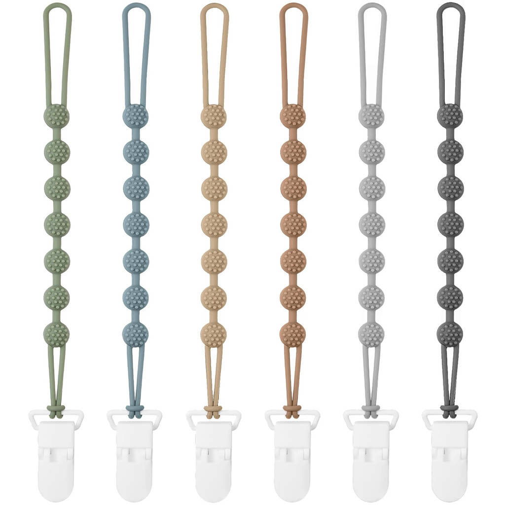 George Axion Baby Pacifier Clip Assorted